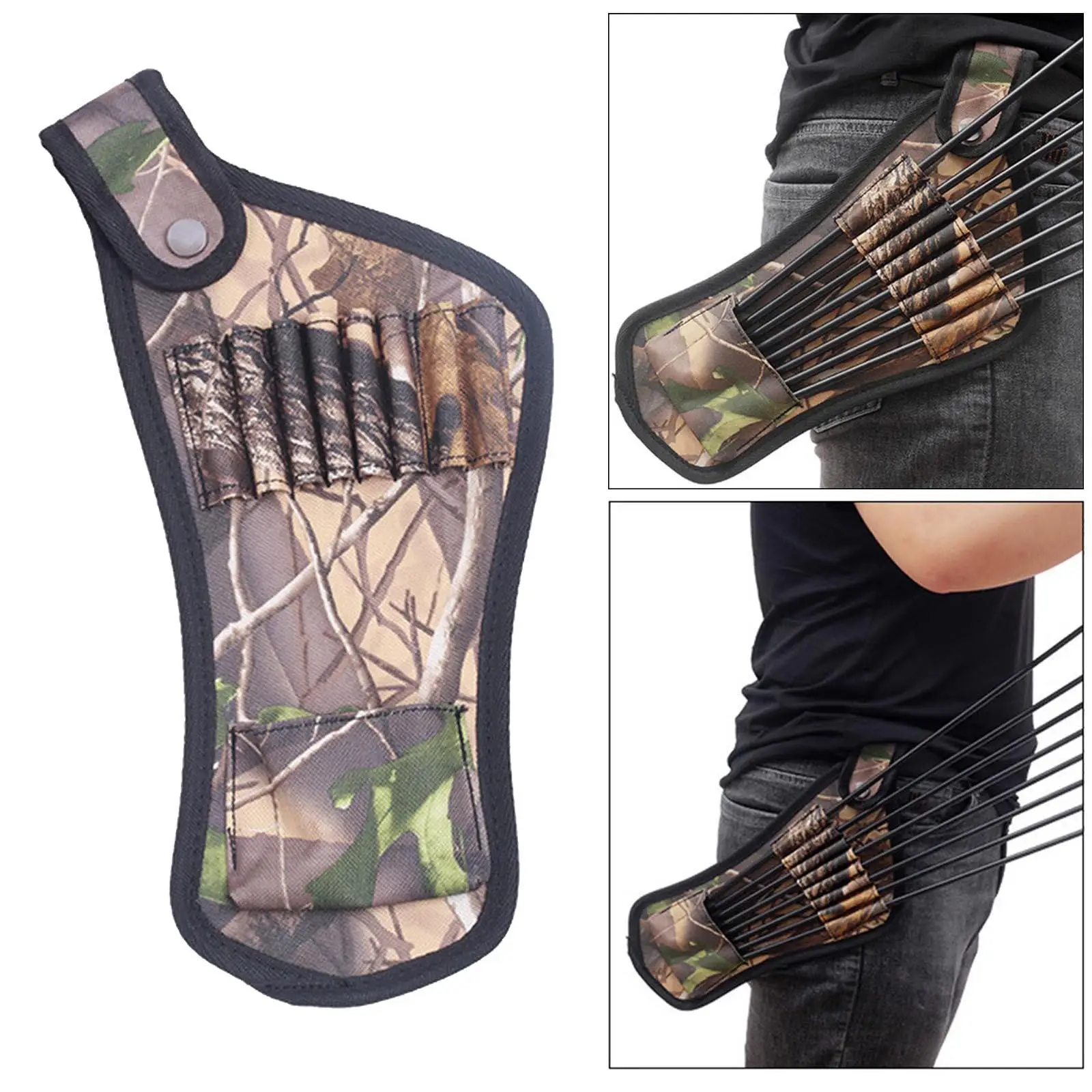 

Archery Quiver Hip Bolts Holder Carrier Carry Bag with Belt Loop Pocket