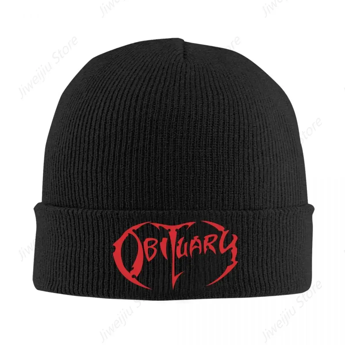 Death Metal Band Obituary Heavy Rock Music Beanie Зимние шапки Вязаная шапка Ежедневная бейсболка