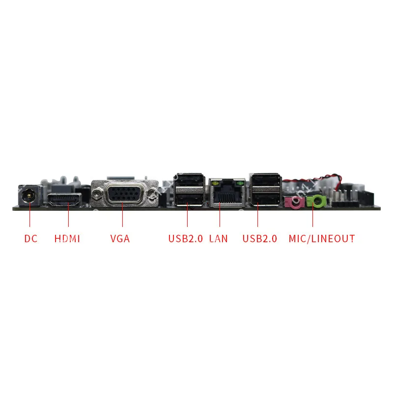 Фото Промышленная материнская плата H61 ITX LGA1155 17x17 см Поддержка памяти DDR3 для мини-ПК-системы №2