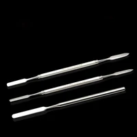1pcs dental stainless steel plaster mixing knife cement powder spatula carving knife dental lab mixing supplies dentist tools