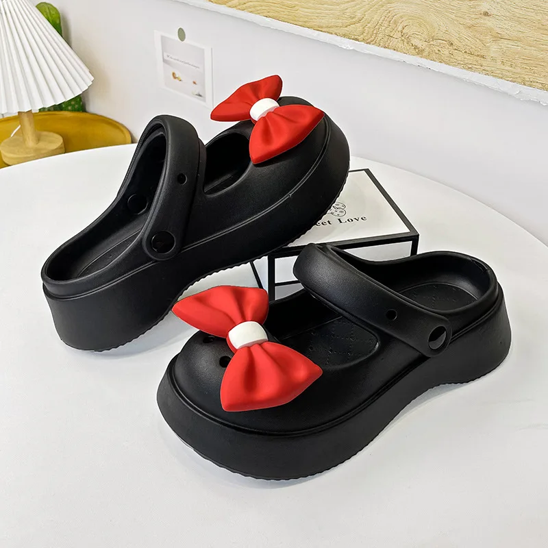 

MHYTY Sandals summer beach bun drag princess cute wear non-slip fairy