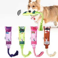 jam shape puppy pet play chew toys dogs cats cleaning teeth animal shape rubber squeaky sound dog toys pets supplies