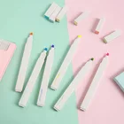 6 шт. мягкая кисть Наконечник Цвет Маркер, фломастер набор чернил на водной основе Morandi Pastel ручки для рисования живопись