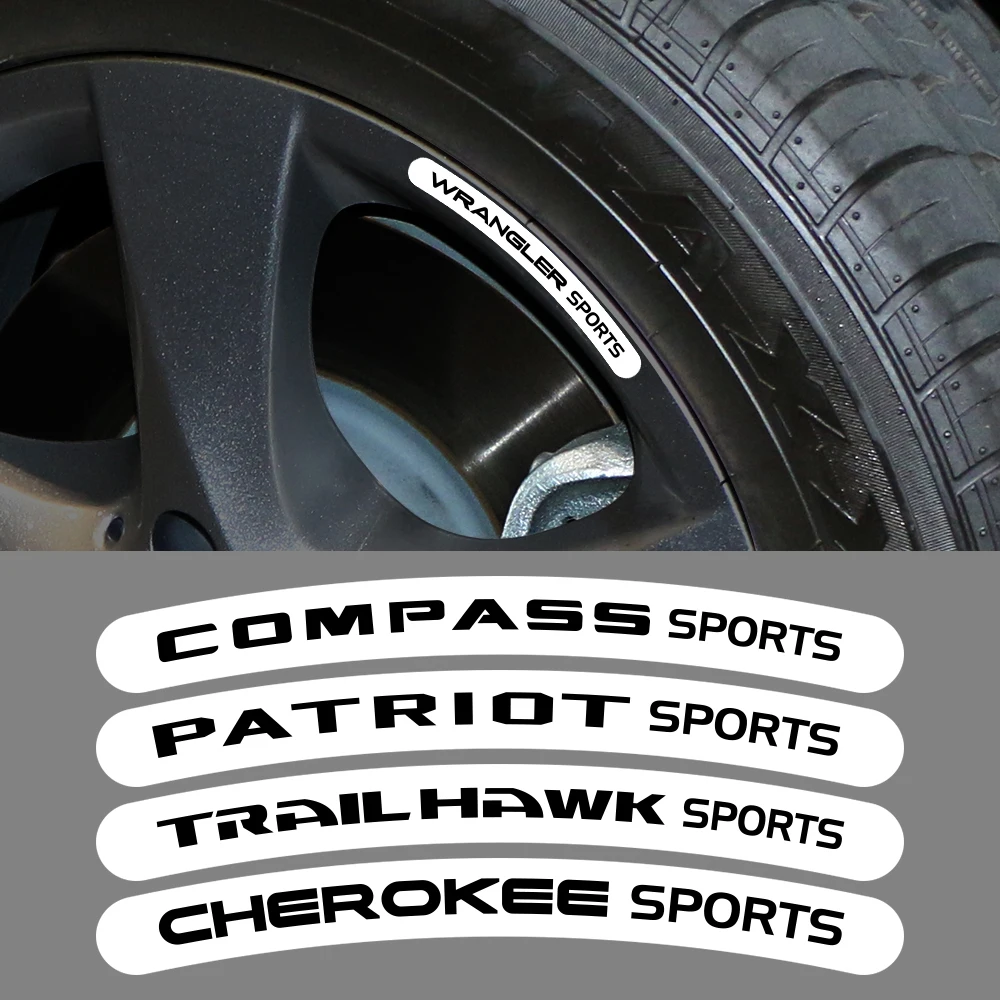 4 шт. автомобильные аксессуары для Jeep Patriot Wrangler Cherokee Compass TrailHawk Rubicon Liberty Commander