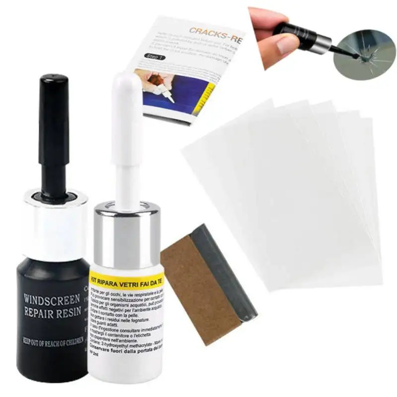 

Car Cracked Glass Repair Kit Windshield Nano Repair Liquid Auto Window Windshield DIY-Tools Glass Scratch Wholesale Dropshipping