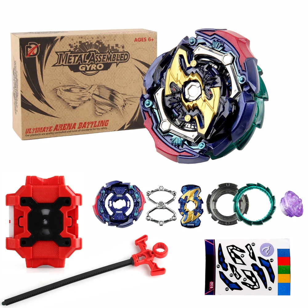 

Волчок Beyblades Burst из металлического сплава с пусковым устройством, лучшие спиннинговые игрушки для детей с цветной коробкой