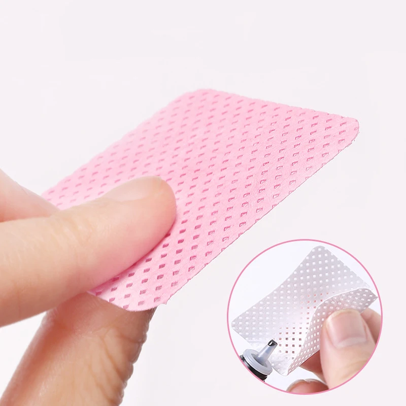 Безворсовые салфетки для снятия лака ногтей хлопковые подушечки гель маникюра