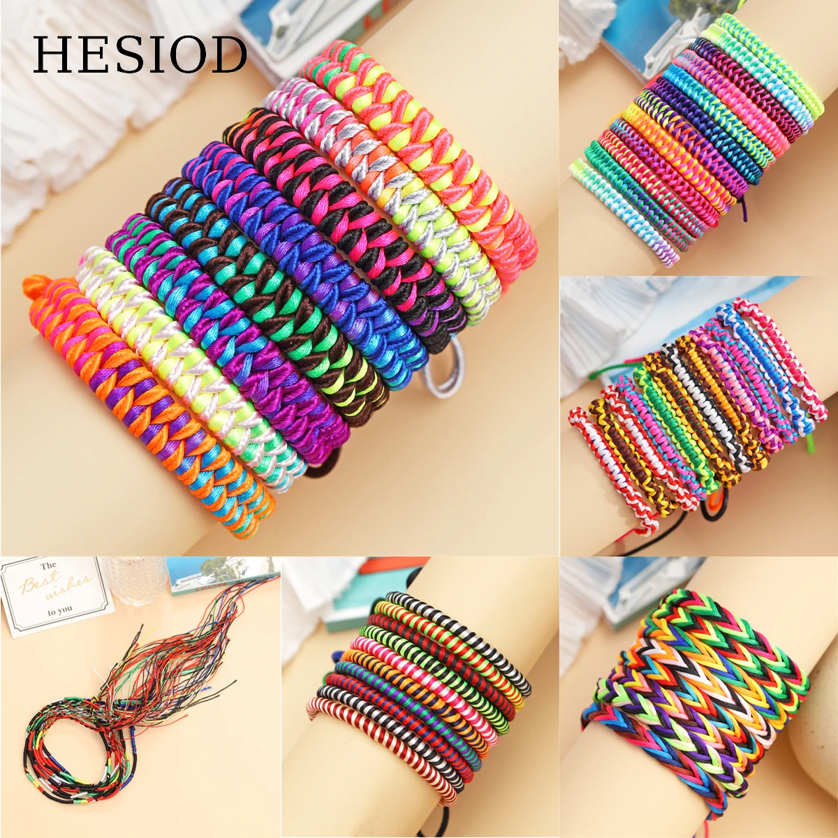 

Wholesale New Trendy Coloful Rope Couple Bracelet For Women Men Female Male Hand Jewelry Accessories Birthday Party Gifts