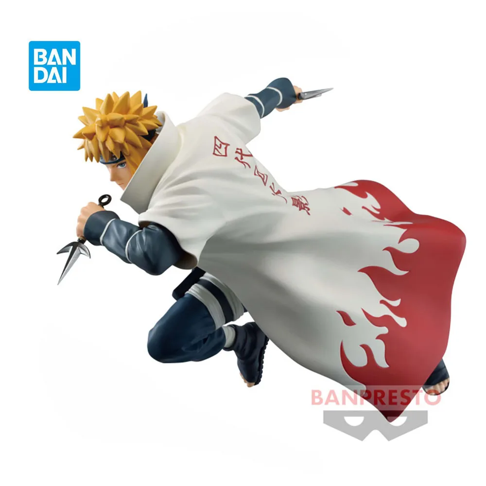 

Bandai вибрирующие звезды Наруто Namikaze Minato 18 см, аутентичный статический аниме-образец, Коллекционная серия детских игрушек