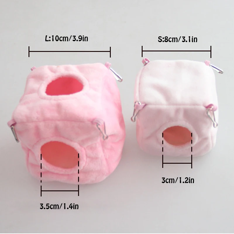 hamster house hammock rodent cage accessories soft warm multi shape solid hanging beds for small pets rat guinea pig free global shipping