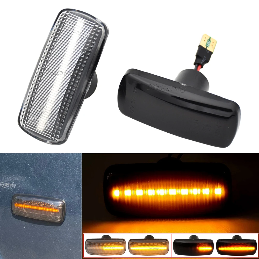 Sequential Flashing LED Turn Signal Lamp Side Marker Light For Jeep Grand Cherokee Chrysler 200 300 Dodge Avenger Lancia Flavia