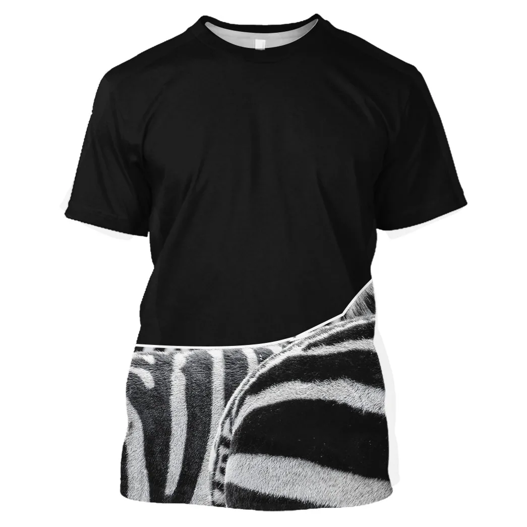 

Jumeast Men 3D Zebra Graphic Tees Oversized Printed Aesthet T Shirts For Men Premium Streetwear Cute Merchandise Harajuku Tops