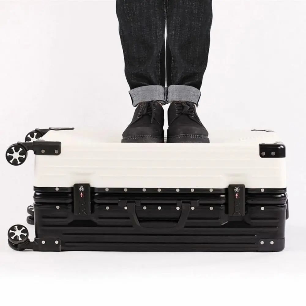 Luggage Fixed belt Front opening Rolling Luggage Spinner 20/24 inch Large capacity Women Suitcase Wheel Men Cabin Trolley