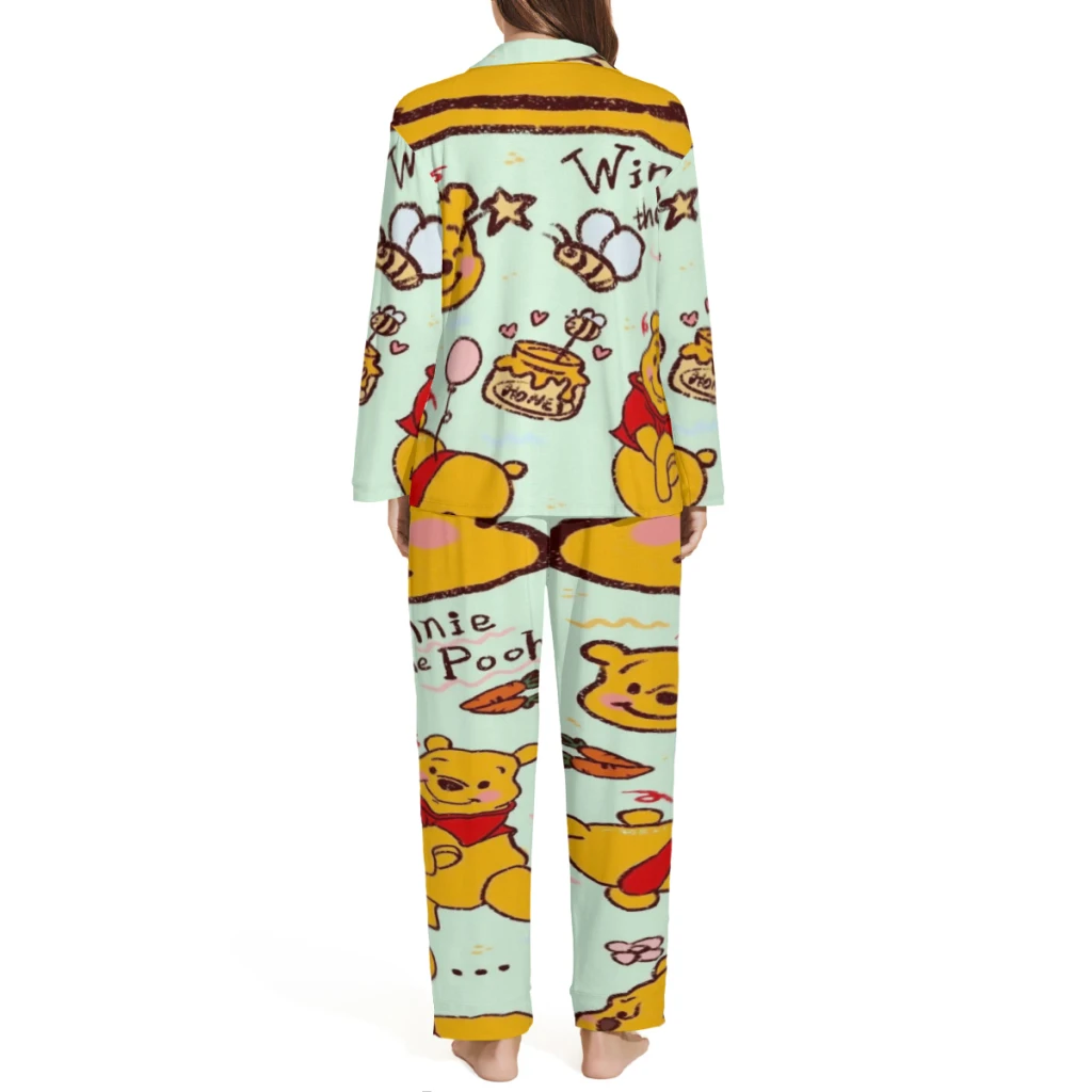 Белая пижама Disney Winnie The Pooh выбранные узоры Minso милый стиль