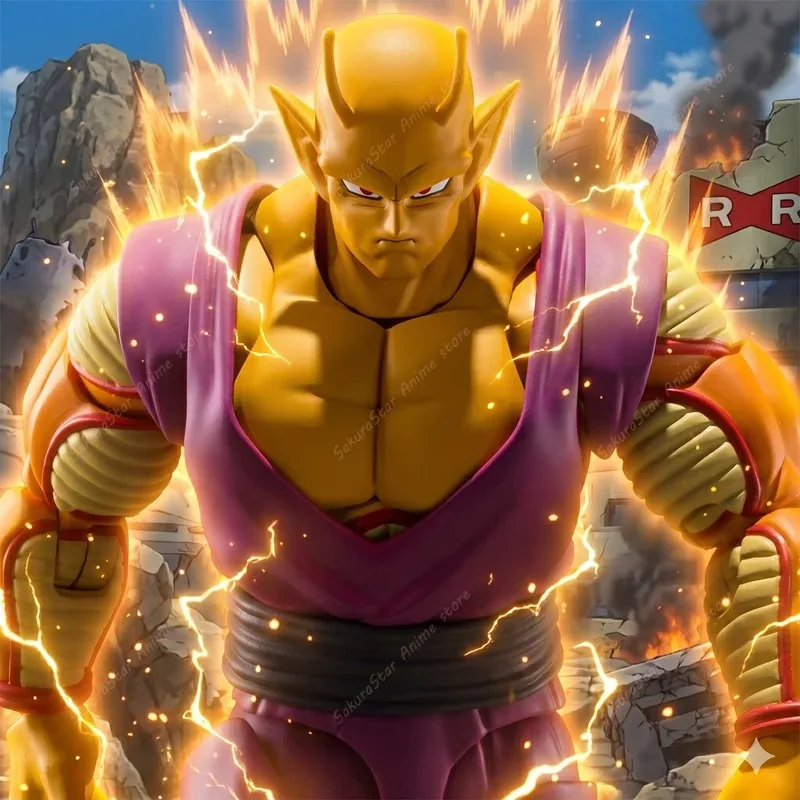 Фото В наличии: Коллекционная аниме-фигурка Bandai Dragon Ball SHF DBS Super Hero Orange Piccolo, подвижная, в подарочной упаковке №4