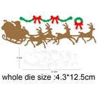 2021, металлические штампы, рождественские Вырубные штампы и штампы в виде Санты, бриллиантовые штампы, тиснение