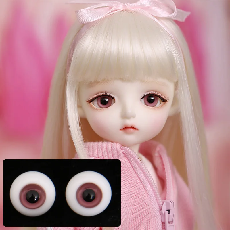 Кукла BJD Eyes Eyeball Размер 1/3 1/4 1/6 1/8 yosd SD MSD светильник серый темно-зеленый черный коричневый красный фиолетовый дымчатый 6 8 10 12 14 16 18m