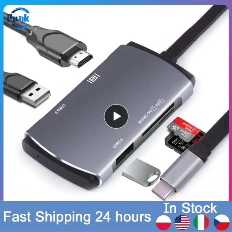 

Usb-разветвитель, Usb 3,0, 5 в 1, Usb Type-c