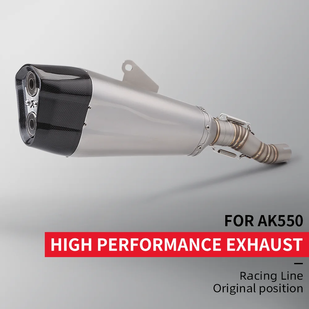 Надевается для KYMCO AK550 AK 550 выхлопная система мотоцикла Escape из нержавеющей стали