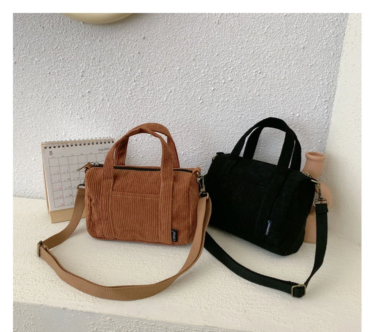 

Вельветовая маленькая сумка в стиле Харадзюку, Холщовый мессенджер, женская сумка на плечо, маленькая Студенческая сумка на ремне через пле...