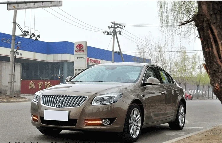 eOsuns светодиодные дневные ходовые огни drl для Buick Regal opel insignia 2009-2012 с динамическим