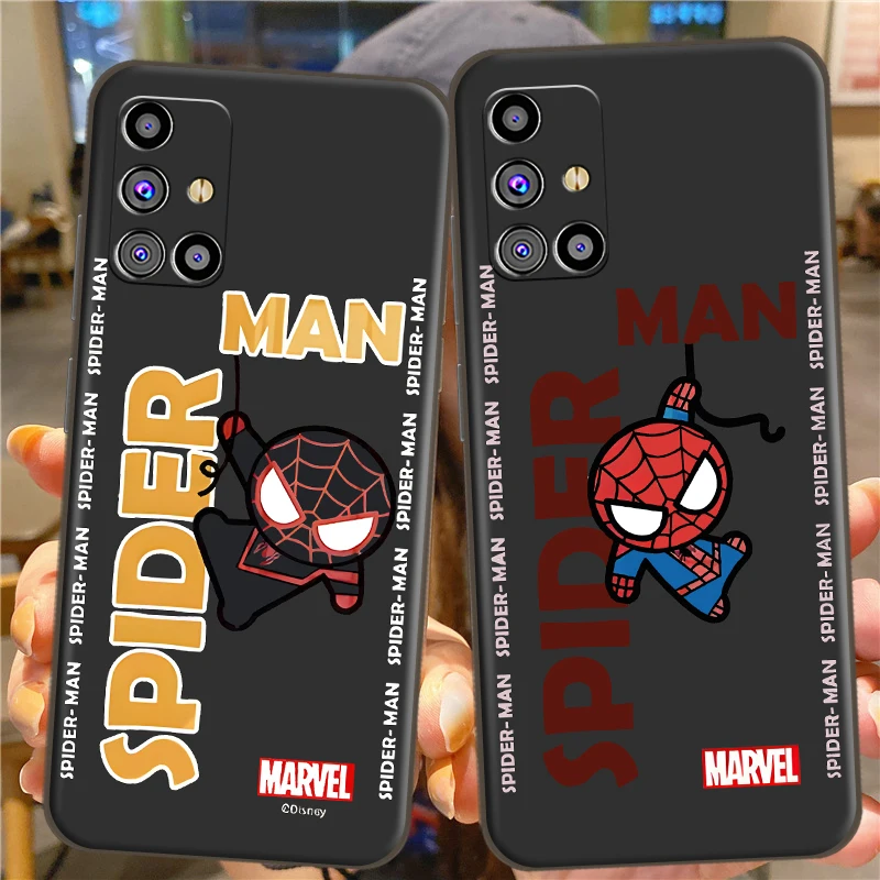 

Marvel Spider Man Q Is Cute For Samsung M30 S M31 M32 M52 M51 Soft Silicon Back Phone Cover Protective Black Tpu Case Carcasa