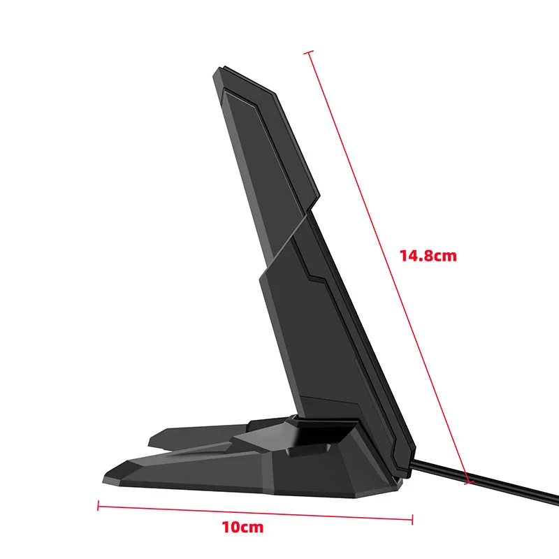 Фото Внешняя трехдиапазонная магнитная базовая антенна 2,4G/5G/6GHz WiFi 6 6E для GIGABYTE AORUS Z790 B650 B550 B450 B560I ASUS ROG Strix №2
