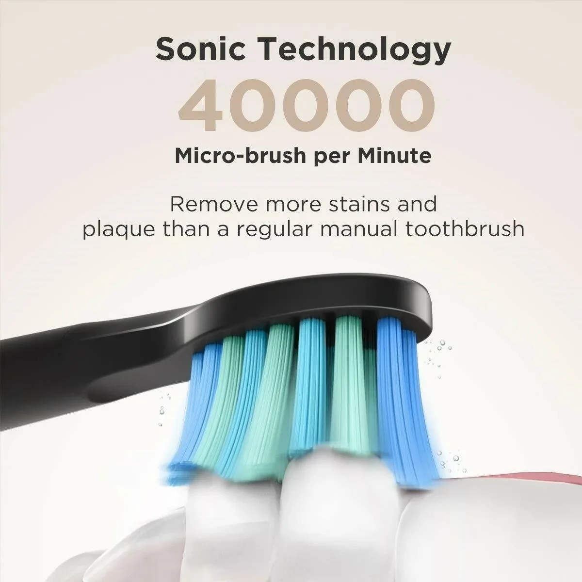 Fairywill D8 Sonic Electric Toothbrush Adult Rechargeable Couple's Automatic White Toothbrush Fw508