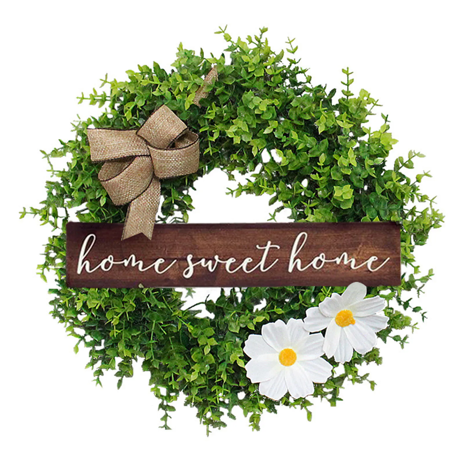 

Spring Decorations Spring Door Porch Artificial Party Wreath Decor Wall Fresh for Front Door Wreath Making Supplies Christmas