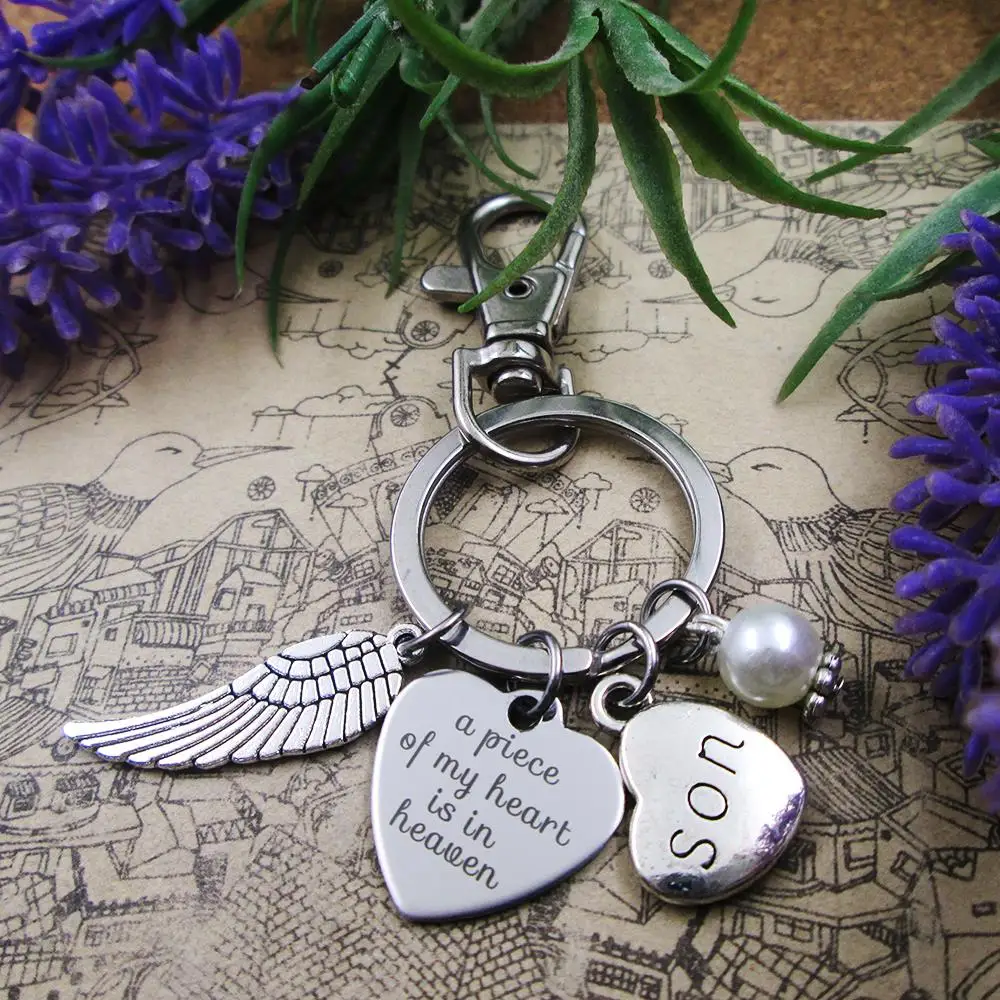 Брелок с ангелом из нержавеющей стали подарок для друзей на день рождения |
