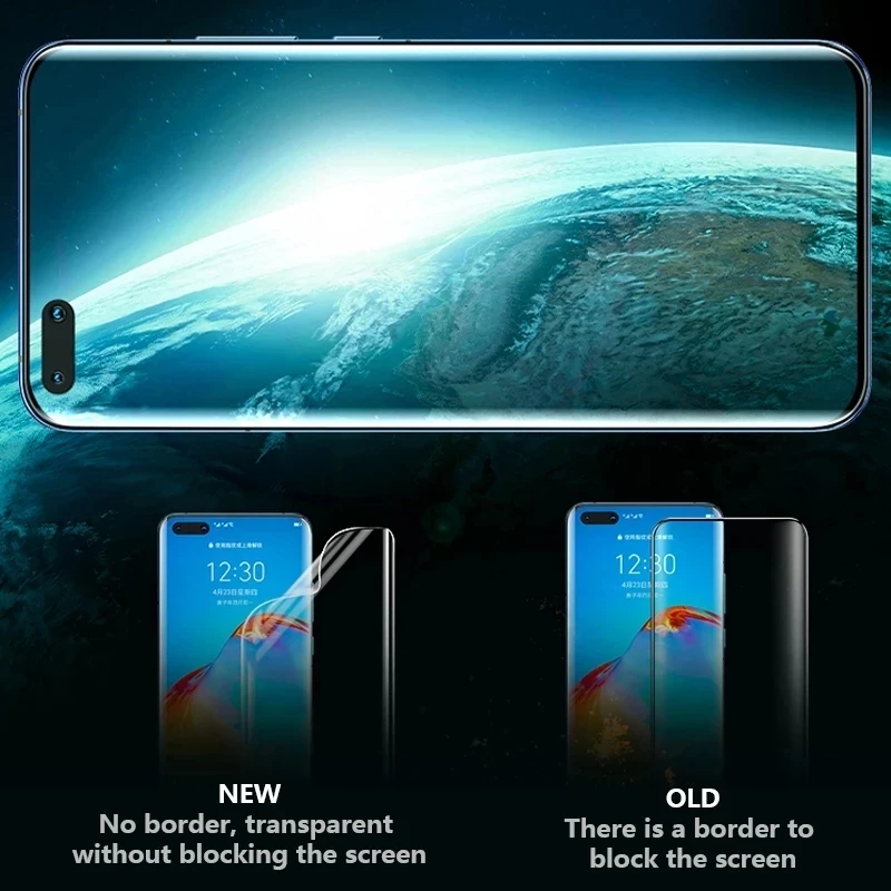 Гидрогелевая пленка 2 шт. для Huawei P50 P40 P30 P20 P10 Lite Pro Plus Защита экрана P Smart 2020 2019 2018 Z не
