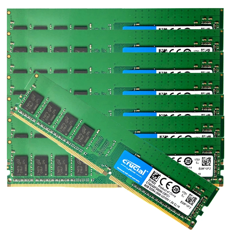 

50 pcs 8gb ddr4 ram 2400mhz 288 pin intel amd memória de mesa ram PC4-19200 16 bancos dimm ddr4 memória ram