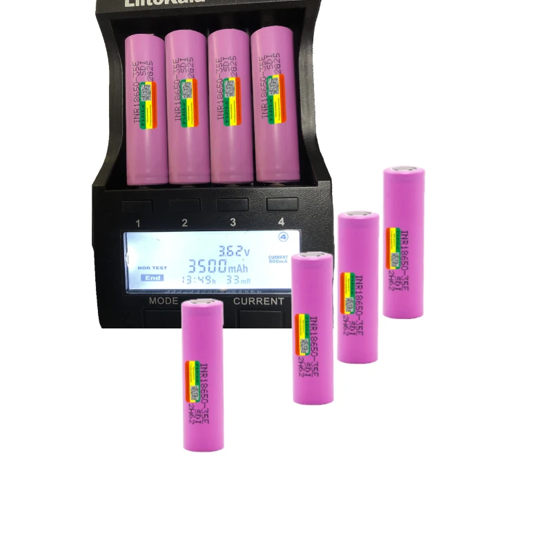 

2-20 PCS New Original INR18650 35E 3.7V 3500mAh 20A discharge INR18650 35E 18650 Li-ion battery 3.7v rechargable Battery