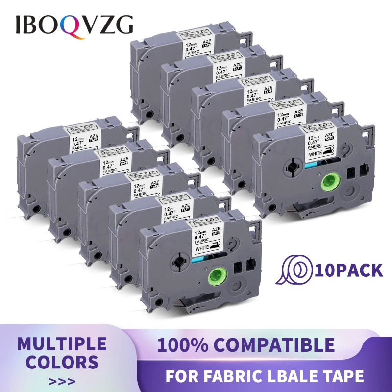 

Сменная тканевая лента 12 мм для строек, Женская гладильная лента, совместимая с Ptouch PTD400 PTD210 PT1280, устройство для нанесения этикеток