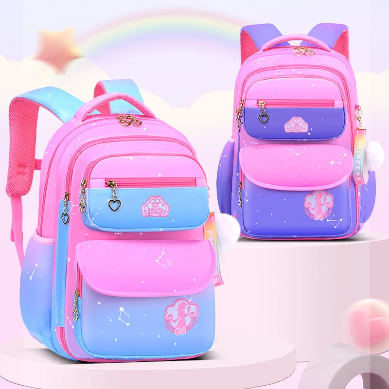 

Backpack For Elementary School Large Capacity Orthopedics Children School Bags Students Backpacks For Girls mochila infantil