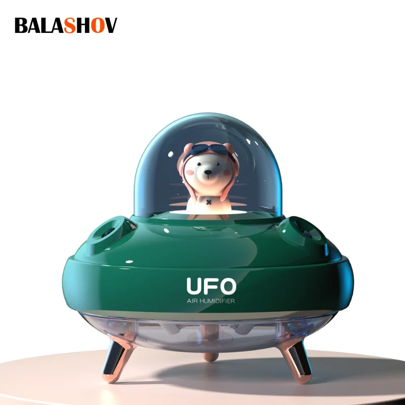 Беспроводной увлажнитель воздуха UFO с двумя насадками Настольный светодиодный