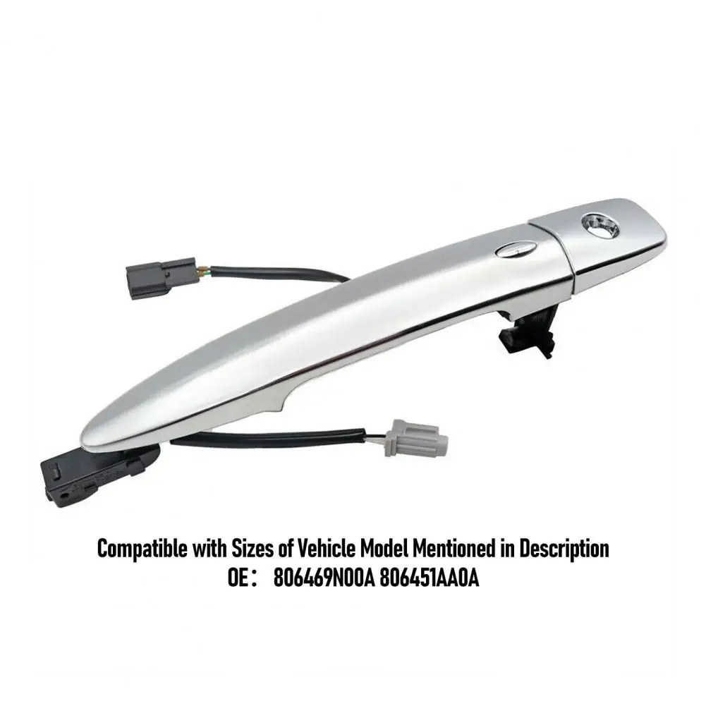 

Practical Driver Door Handle High Strength Tear Resistant Outside Door Handle Anti-Stain Plastic Front Left Door Handle