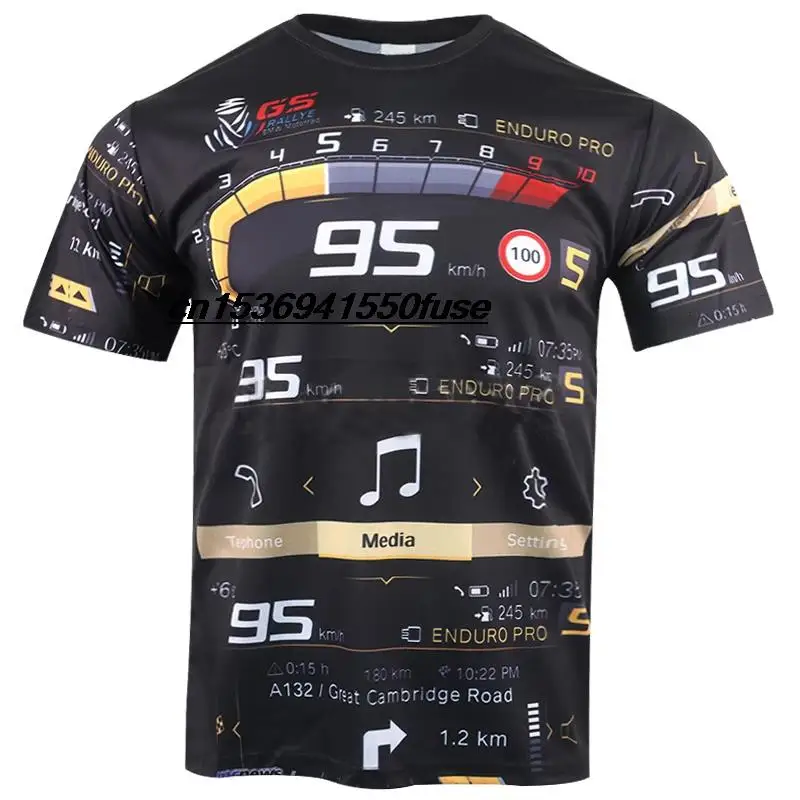 

Forest Road Off-Road Racing Motorcycle High Quality BMW Summer T-shirt Team Off-Road Sports Men's and Women's Short Sleeve