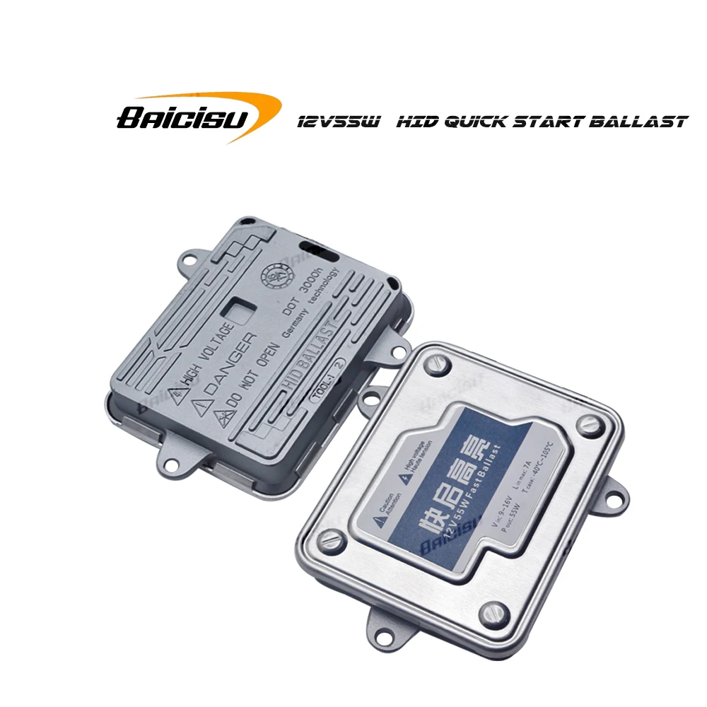 Фото BAICISU 55W 12V H4 Биксеноновая лампа Автомобильная фара H1 H7 H11 9005 9006 4300k 6000k 8000k HID Тонкий балласт Ксеноновые фары Комплект №4