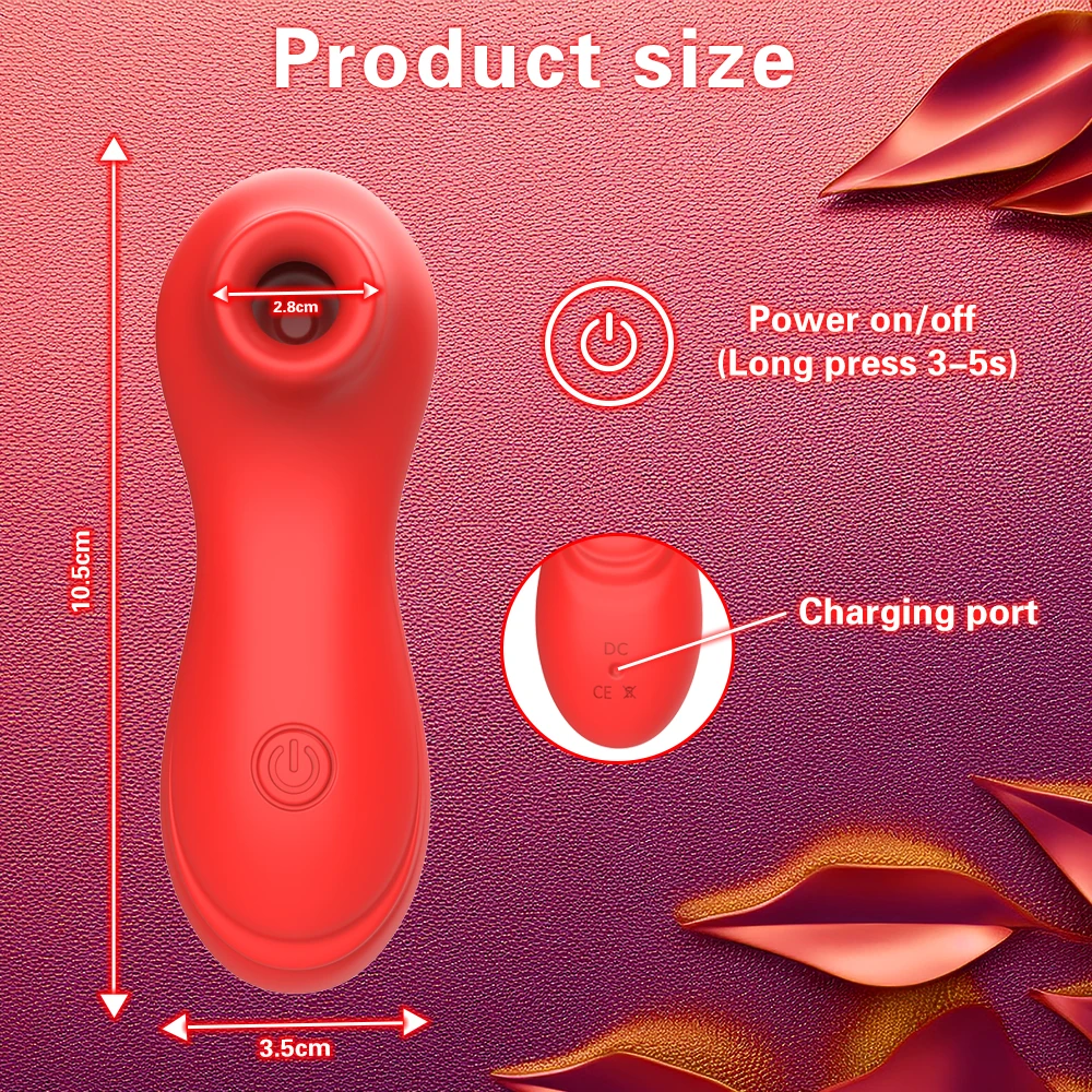 Мощный вибратор присоска для клитора секс-игрушки товары взрослых женские