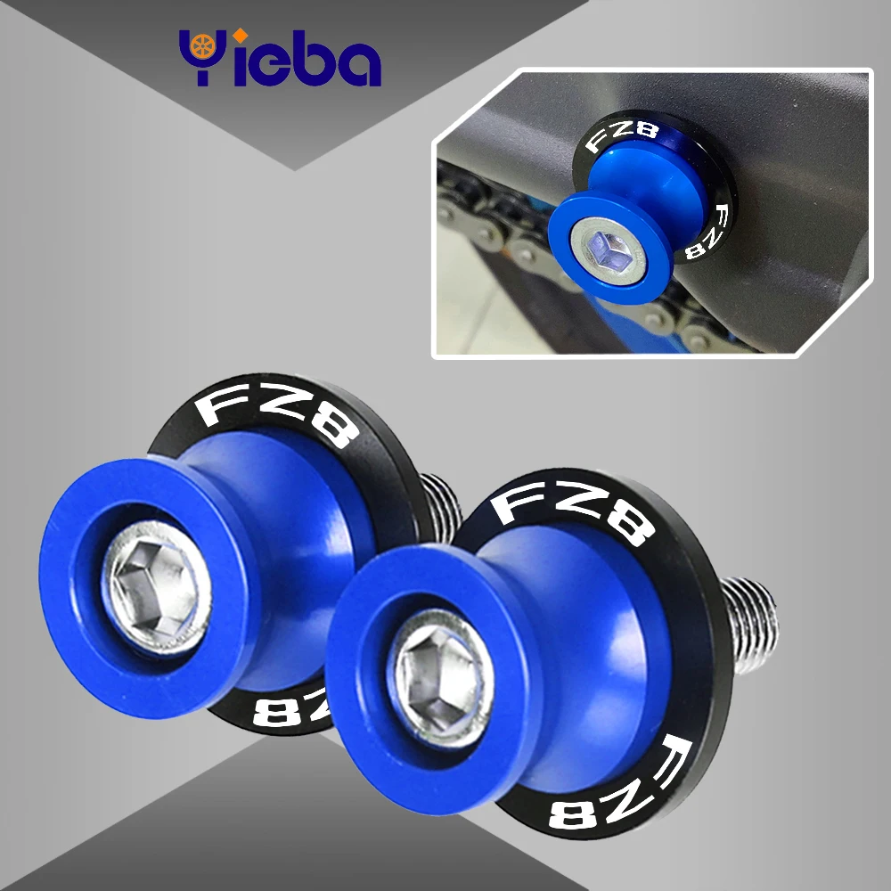 

FOR YAMAHA FZ8 fz 8 2010 2011 2012 2013 2014 2015 2016 2017 2018 Motorcycle CNC Aluminum 6MM Swingarm Spool Stand Screws Slider