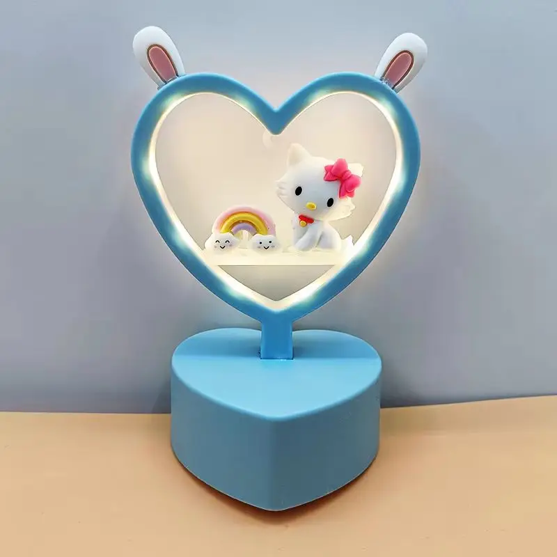Ночник Hello Kitty Sanrio Cinnamoroll Melody Kuromi детская светящаяся настольная лампа с героями