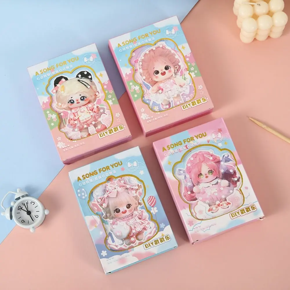 

Hand Painted Dress-up Poking Toys Handmade Educational Poke Painting Cute Dress Up Sticker Card for Girl