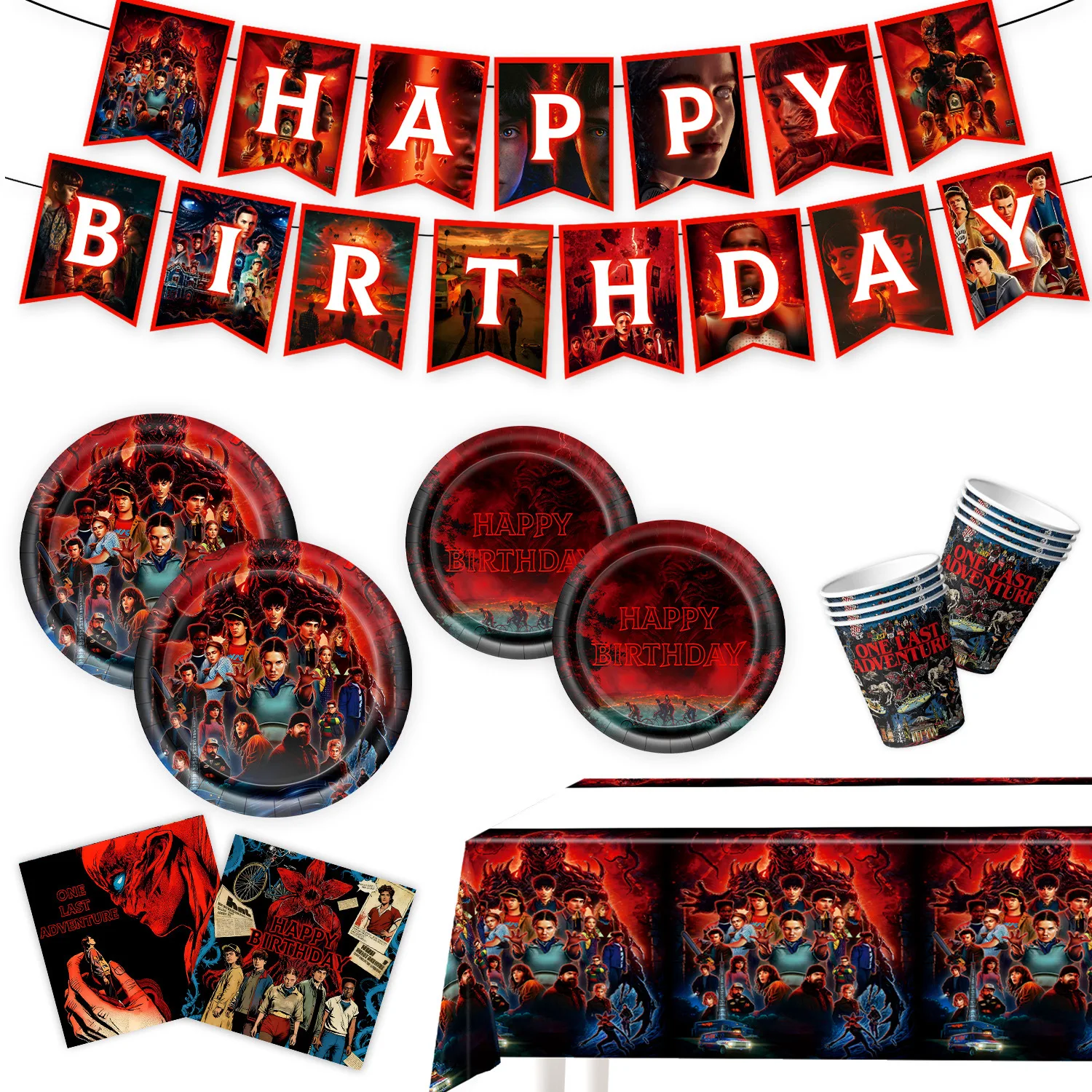 

Набор декораций для вечеринки "Очень странных дел"