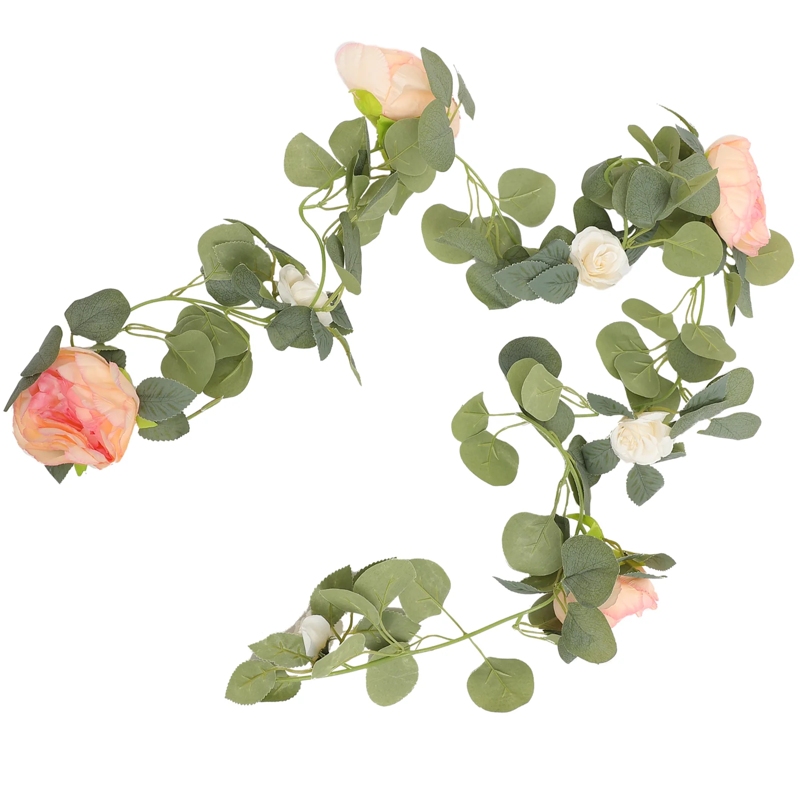 

Vine Flower Garland Rose Artificial Hanging Peony Fake Decor Wall Floral Silk Wreath Vines Flowers Wedding Greenery Garlands Ivy