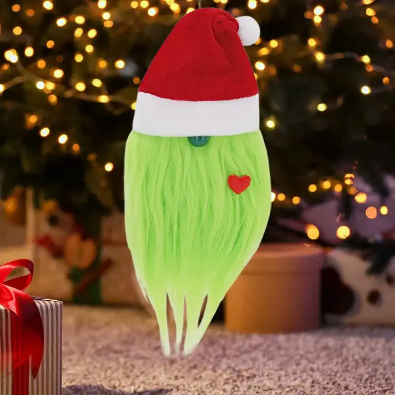 Рождественские украшения в виде гномов зеленая или белая длинная борода