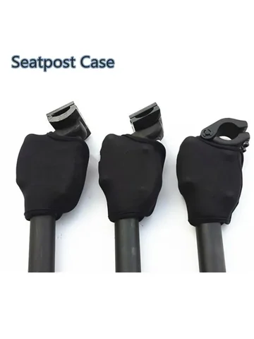 Soverup Suntour SP12 NCX Защитный чехол только подседельного штыря 27,2/31,6, черный пылезащитный чехол для амортизации S