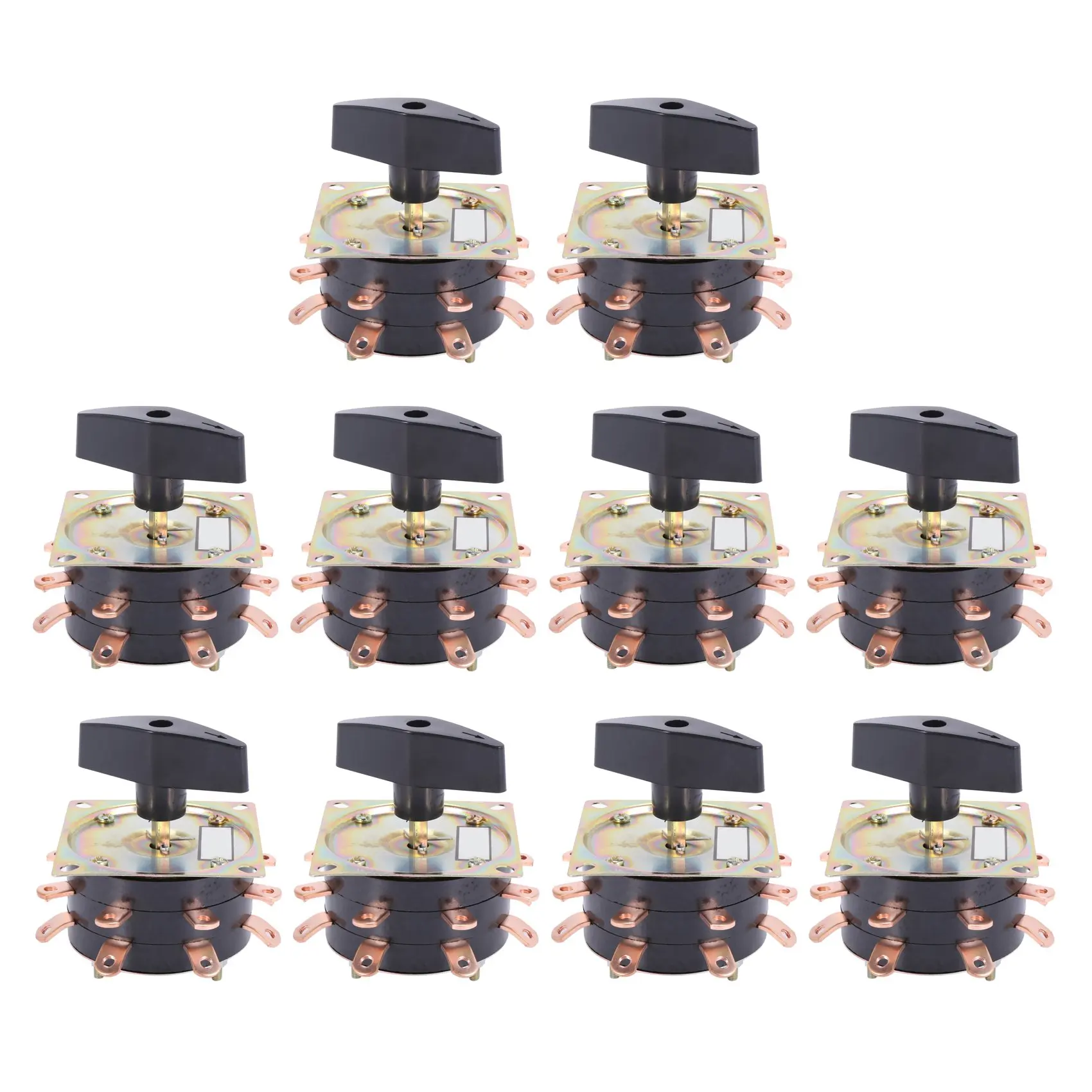 Фото BAAG-10X Welde Switch KDH-40/2-8 Контактор 8-битный 2-фазный 16-контактный 40A Переключатель сварочного аппарата Поворотный переключатель с медным покрытием №4