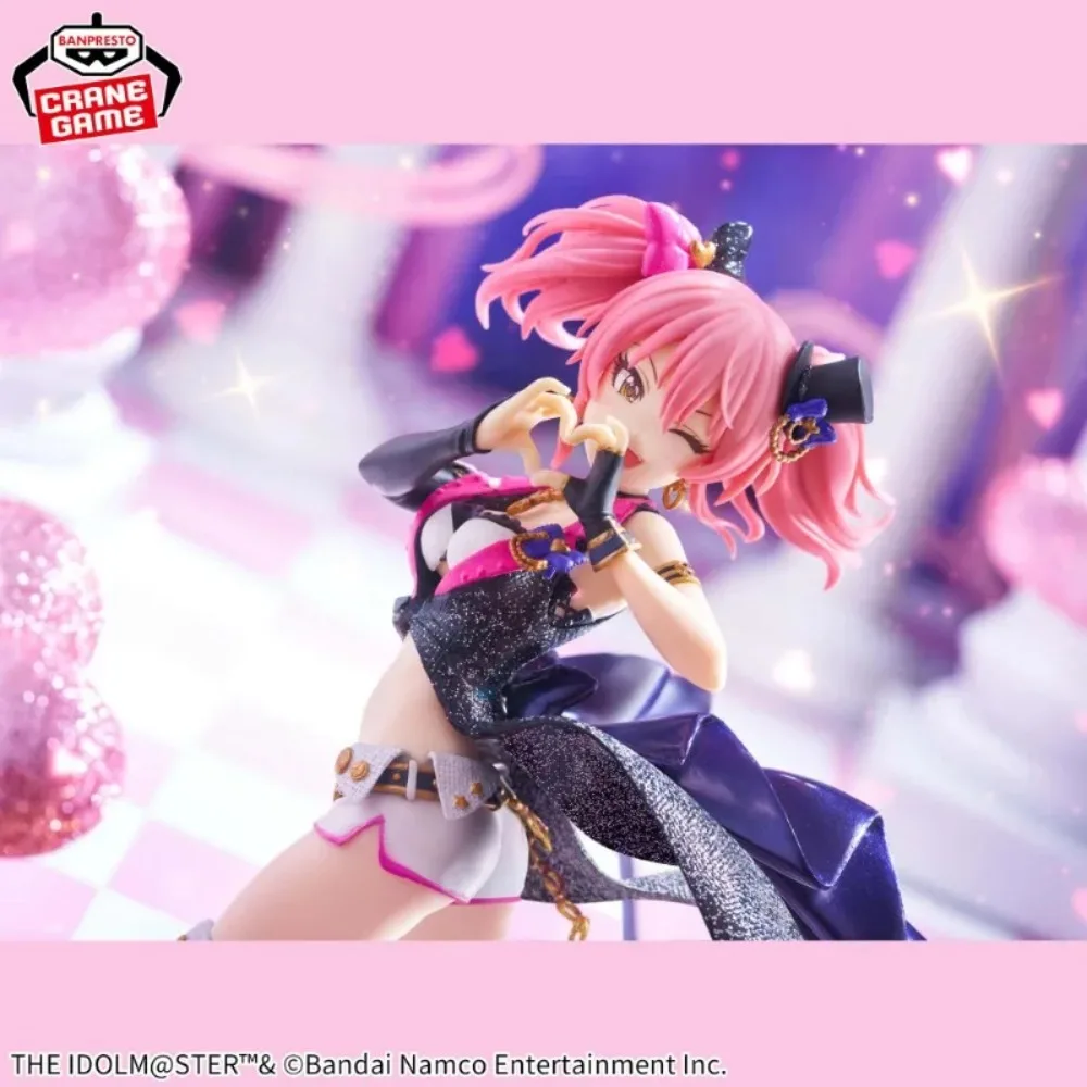 Фото В наличии Bandai оригинальный Banpresto THE IDOLM @ STER Золушка для девочек блестящее платье Mika Jougasaki 17 см модель игрушечные фигурки №2