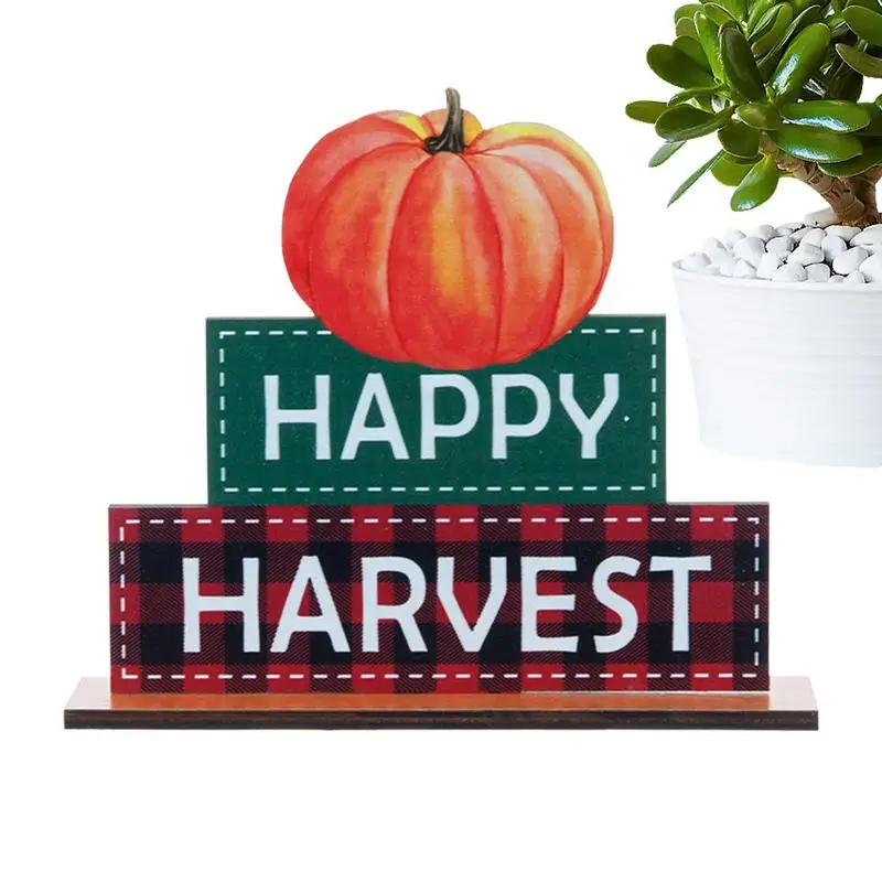 

Pumpkin Decor Autumn Pumpkin Sign Decorative Wooden Signs For Offices Cafe Bookcase Shelf Table Desk Decor Thanksgiving Fall